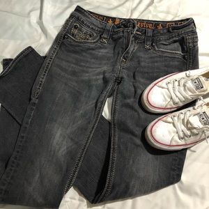 NO OFFERS Rock Revival Straight Jeans
